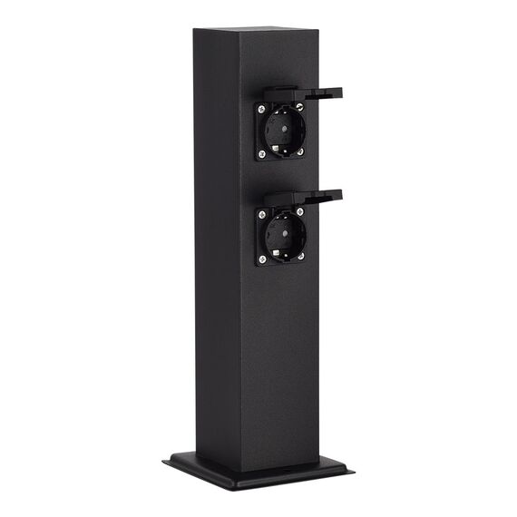 ST LUCE SL9012.415.00 Столб уличный 4 розетки ST-Luce черный - -*15W