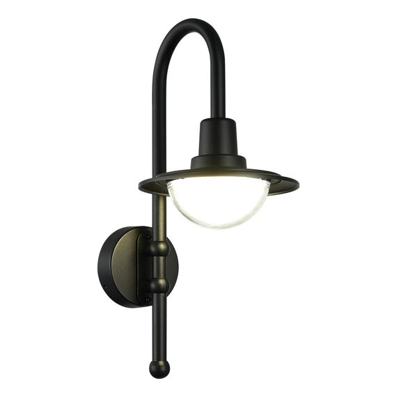 ST LUCE SL9512.401.01 Светильник уличный настенный ST-Luce черный/Прозрачный LED 1*10W 4000K