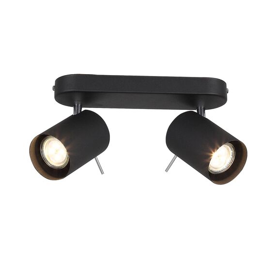 ST LUCE SL597.401.02 Спот ST-Luce Черный, Хром/Черный GU10 LED 2*3W