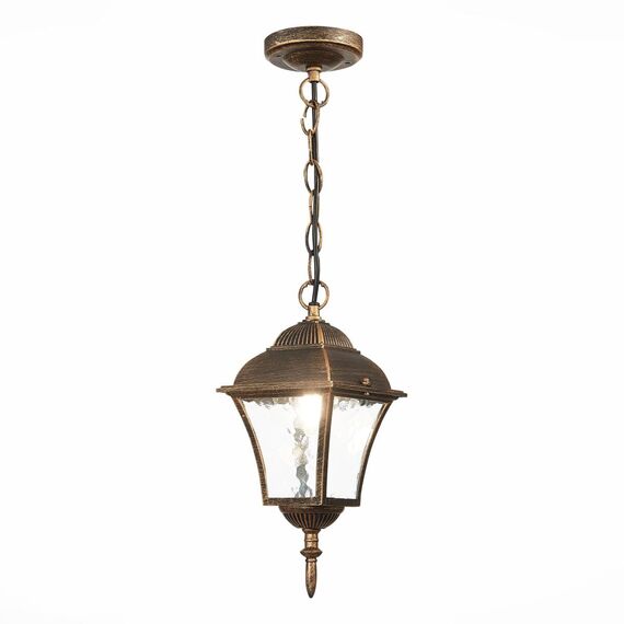 ST LUCE SL082.203.01 Светильник уличный подвесной ST-Luce Бронза/Бронза, Прозрачный E27 1*60W DOMENICO