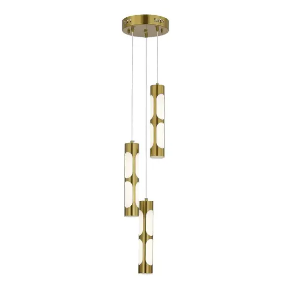 ST LUCE SL6237.303.03 Светильник подвесной ST-Luce латунь/белый LED 3*6W 4000K
