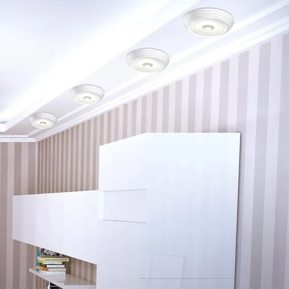 NOVOTECH 358602 OVER NT21 240 белый Светильник накладной светодиодный IP20 LED 4000K 25W 85-265V TRIN, изображение 3
