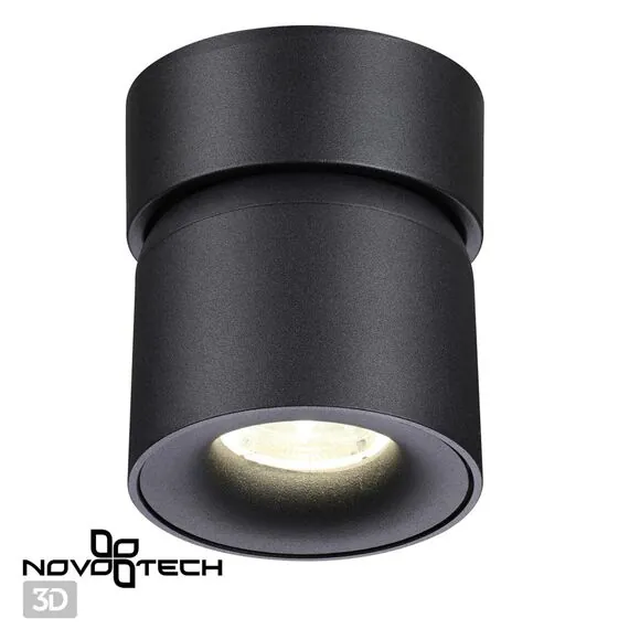 NOVOTECH 358809 OVER NT21 218 черный Светильник накладной светодиодный IP20 LED 10W 850Лм 4000K 220V GESSO, изображение 7