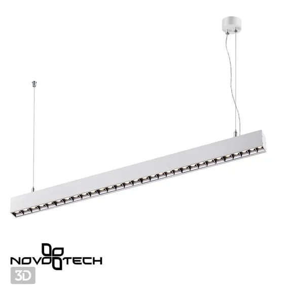 NOVOTECH 358875 OVER NT22 209 белый Светильник накладной/подвесной светодиодный (длина подвесов 1,2м) IP20 LED 4000K 30W 220V ITER, изображение 4