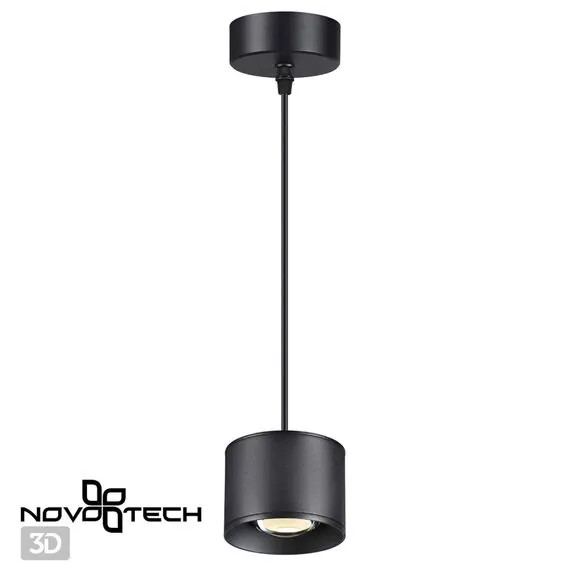 NOVOTECH 358656 OVER NT21 231 черный Светильник накладной светодиодный, провод 2м IP20 LED 4000К 12W 220V PATERA, изображение 4