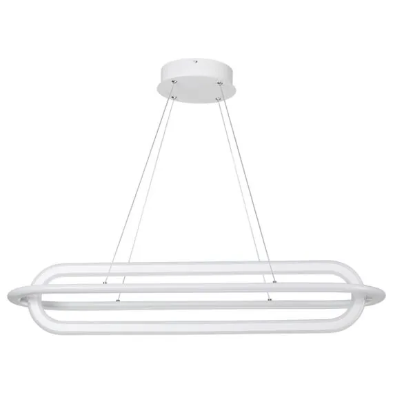 NOVOTECH 359172 OVER NT23 159 белый Светильник подвесной диммируемый, в комплекте пульт ДУ IP20 LED 4000К 116W 220V ONDO, изображение 6