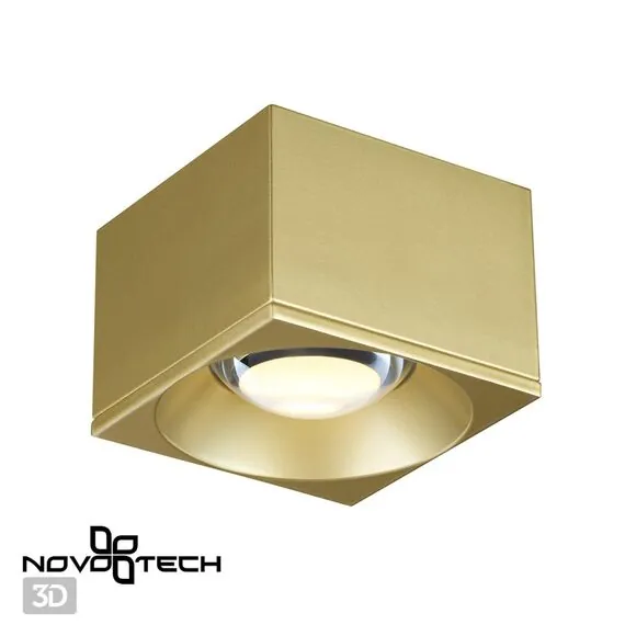NOVOTECH 358670 OVER NT21 230 золото Светильник накладной светодиодный IP20 LED 4000К 12W 220V PATERA, изображение 5
