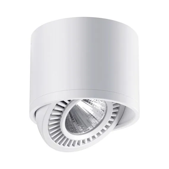 NOVOTECH 358813 OVER NT21 219 белый Светильник накладной светодиодный IP20 LED 18W 1600Лм 4000K 220V GESSO