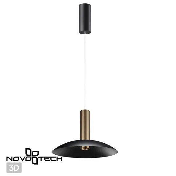 NOVOTECH 358986 OVER NT22 199 бронза светлая/черный Светильник светодиодный накладной, провод 2м IP20 LED 4000K 15W 220V ALBA, изображение 5