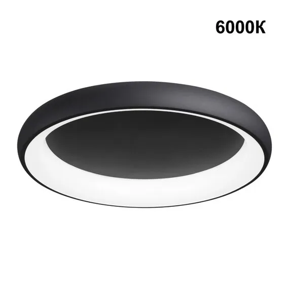 NOVOTECH 359025 OVER NT23 167 черный Светильник накладной диммируемый, в комплекте пульт ДУ (2.4G) IP20 LED 3000К~6000К 60W 85-265V FOLD, изображение 4