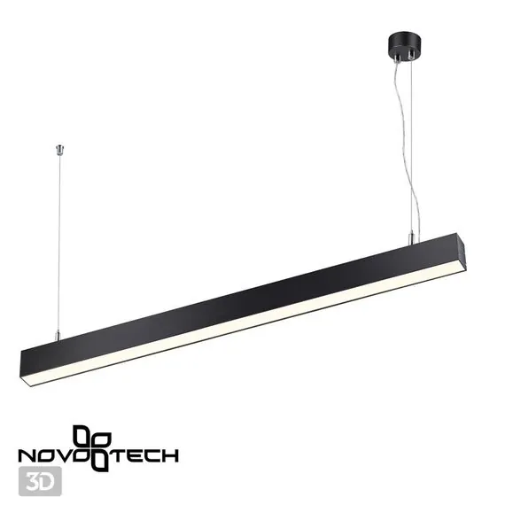 NOVOTECH 358868 OVER NT22 208 черный Светильник накладной/подвесной светодиодный (длина подвесов 1,2м) IP20 LED 4000K 30W 220V ITER, изображение 3