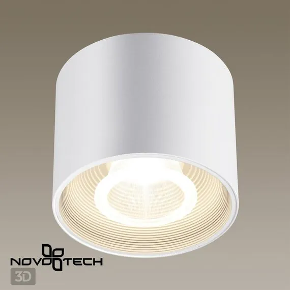 NOVOTECH 358791 OVER NT21 217 белый Светильник накладной светодиодный IP20 LED 15W 4000K 1600Лм 110-265V BIND, изображение 5