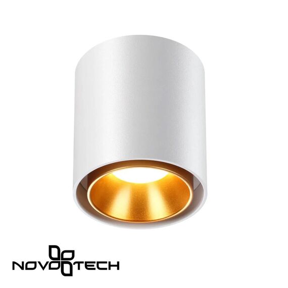 NOVOTECH 358486 OVER NT20 234 белый/золото Светильник накладной IP20 LED 4000K 10W 220V RECTE, изображение 4