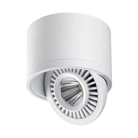 NOVOTECH 358811 OVER NT21 219 белый Светильник накладной светодиодный IP20 LED 9W 770Лм 4000K 220V GESSO