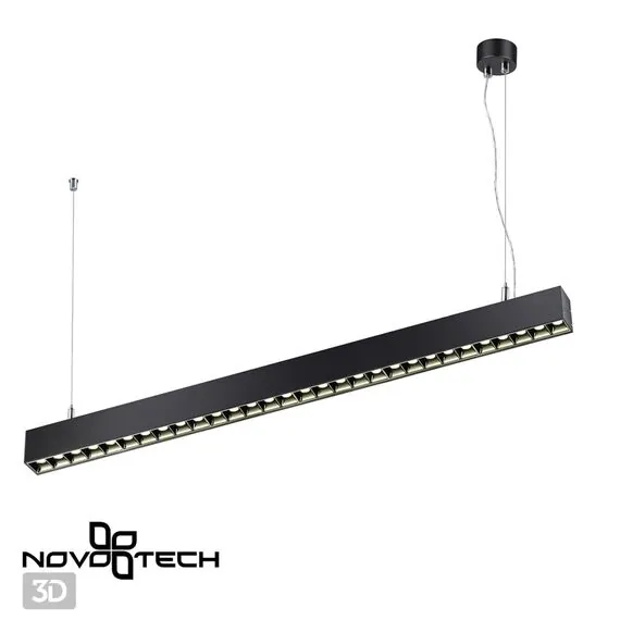 NOVOTECH 358876 OVER NT22 209 черный Светильник накладной/подвесной светодиодный (длина подвесов 1,2м) IP20 LED 4000K 30W 220V ITER, изображение 4