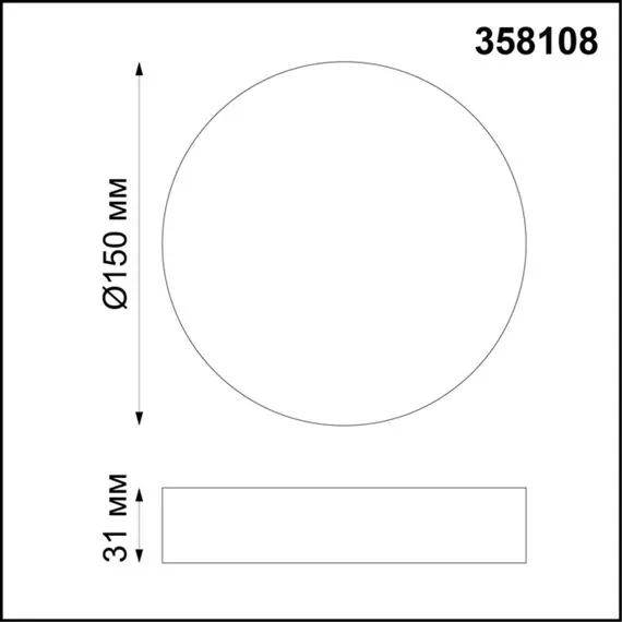 NOVOTECH 358108 OVER NT19 238 белый Накладной светильник IP20 LED 4000K 16W 85-265V ORNATE, изображение 2