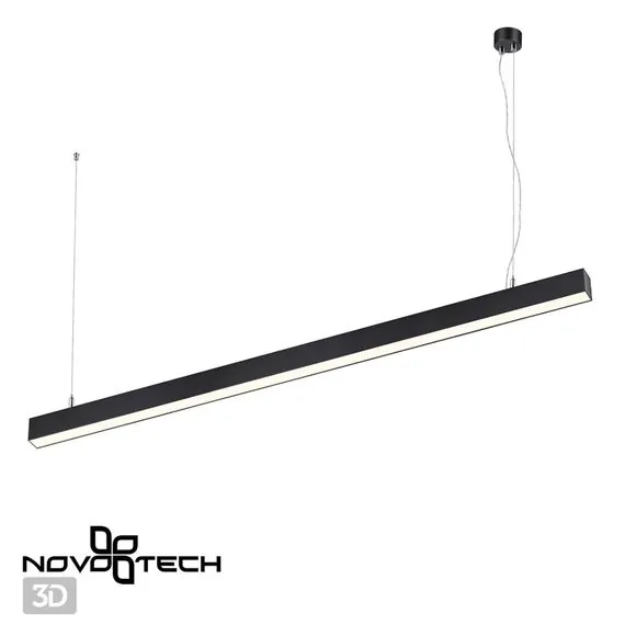 NOVOTECH 358866 OVER NT22 208 черный Светильник накладной/подвесной светодиодный (длина подвесов 1,2м) IP20 LED 4000K 40W 220V ITER, изображение 3