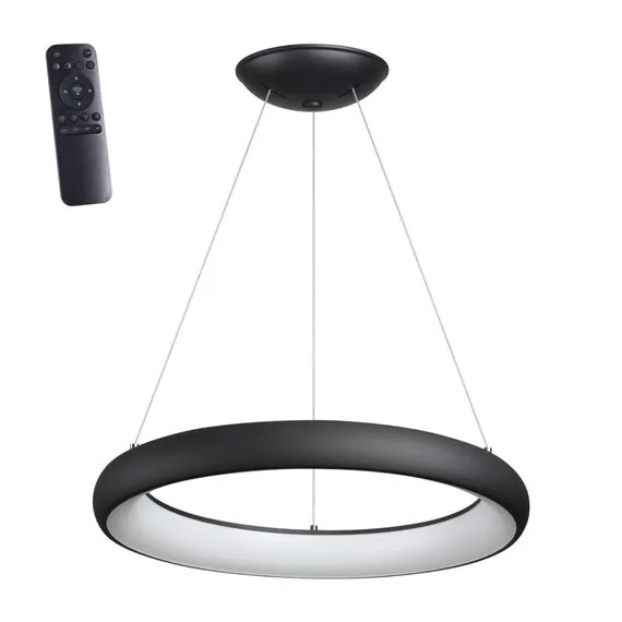 NOVOTECH 359024 OVER NT23 166 черный Светильник подвесной диммируемый, в комплекте пульт ДУ (2.4G) IP20 LED 3000К~6000К 60W 85-265V FOLD