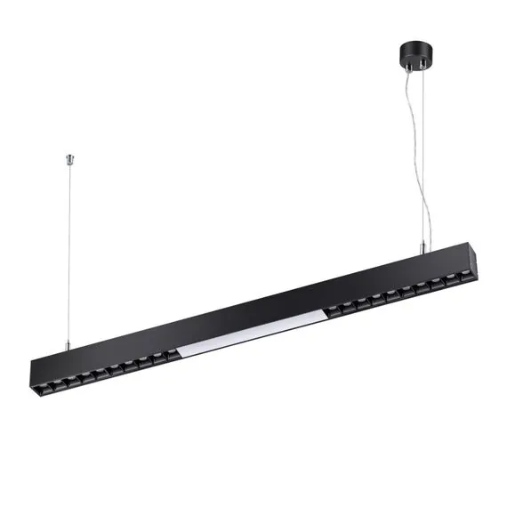 NOVOTECH 358872 OVER NT22 208 черный Светильник накладной/подвесной светодиодный (длина подвесов 1,2м) IP20 LED 4000K 30W 220V ITER