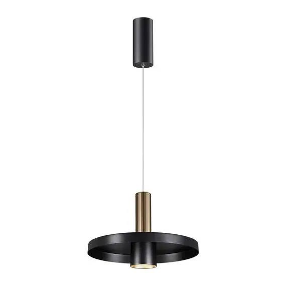 NOVOTECH 358984 OVER NT22 198 бронза светлая/черный Светильник светодиодный накладной, провод 2м IP20 LED 4000K 15W 220V ALBA, изображение 3