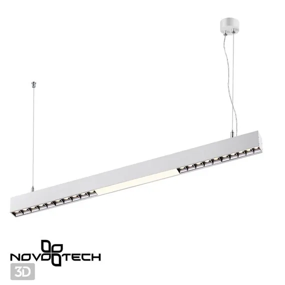 NOVOTECH 358871 OVER NT22 208 белый Светильник накладной/подвесной светодиодный (длина подвесов 1,2м) IP20 LED 4000K 30W 220V ITER, изображение 4