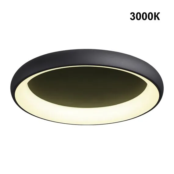 NOVOTECH 359025 OVER NT23 167 черный Светильник накладной диммируемый, в комплекте пульт ДУ (2.4G) IP20 LED 3000К~6000К 60W 85-265V FOLD, изображение 6