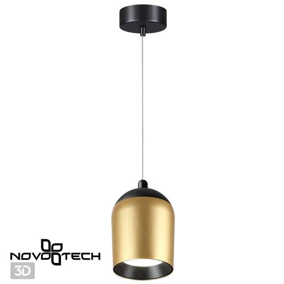 NOVOTECH 358515 OVER NT21 228 золото Светильник накладной светодиодный, провод 2м IP20 LED 4000K 15W 220V KAMP, изображение 6