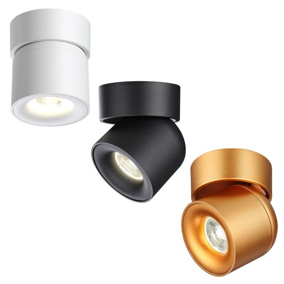 NOVOTECH 358809 OVER NT21 218 черный Светильник накладной светодиодный IP20 LED 10W 850Лм 4000K 220V GESSO, изображение 6