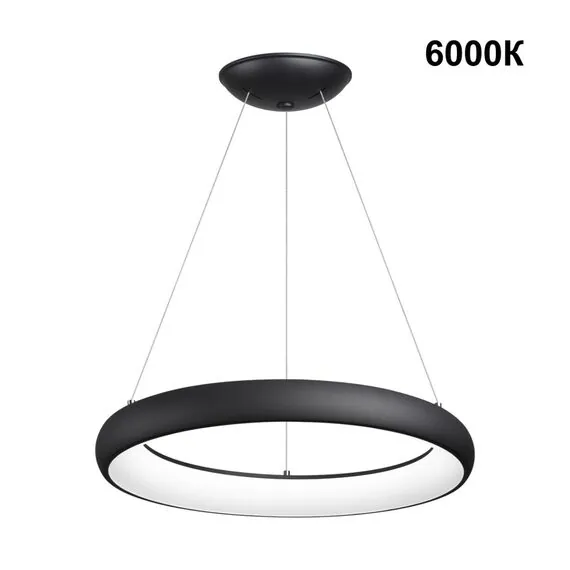 NOVOTECH 359024 OVER NT23 166 черный Светильник подвесной диммируемый, в комплекте пульт ДУ (2.4G) IP20 LED 3000К~6000К 60W 85-265V FOLD, изображение 4