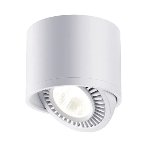 NOVOTECH 358813 OVER NT21 219 белый Светильник накладной светодиодный IP20 LED 18W 1600Лм 4000K 220V GESSO, изображение 4