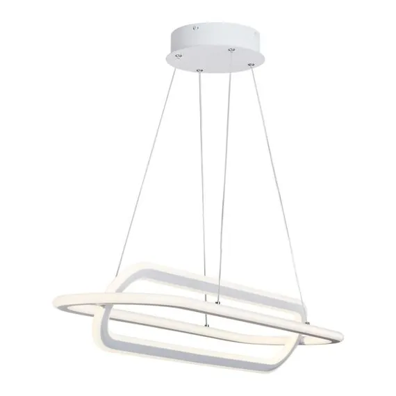 NOVOTECH 359172 OVER NT23 159 белый Светильник подвесной диммируемый, в комплекте пульт ДУ IP20 LED 4000К 116W 220V ONDO, изображение 4