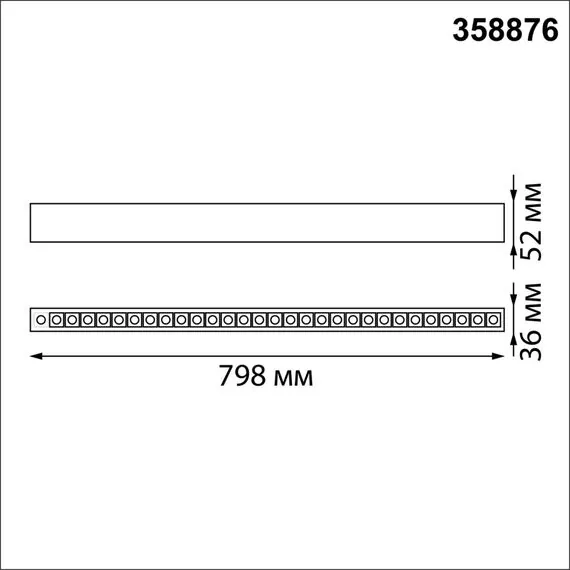 NOVOTECH 358876 OVER NT22 209 черный Светильник накладной/подвесной светодиодный (длина подвесов 1,2м) IP20 LED 4000K 30W 220V ITER, изображение 2