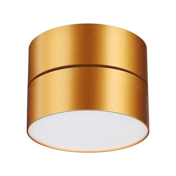 NOVOTECH 358751 OVER NT21 216 матовое золото Светильник накладной светодиодный IP20 LED 24W 4000K 2100Лм 100-265V PROMETA, изображение 7