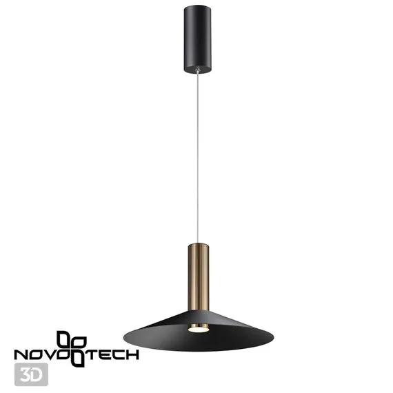 NOVOTECH 358985 OVER NT22 199 бронза светлая/черный Светильник светодиодный накладной, провод 2м IP20 LED 4000K 15W 220V ALBA, изображение 6