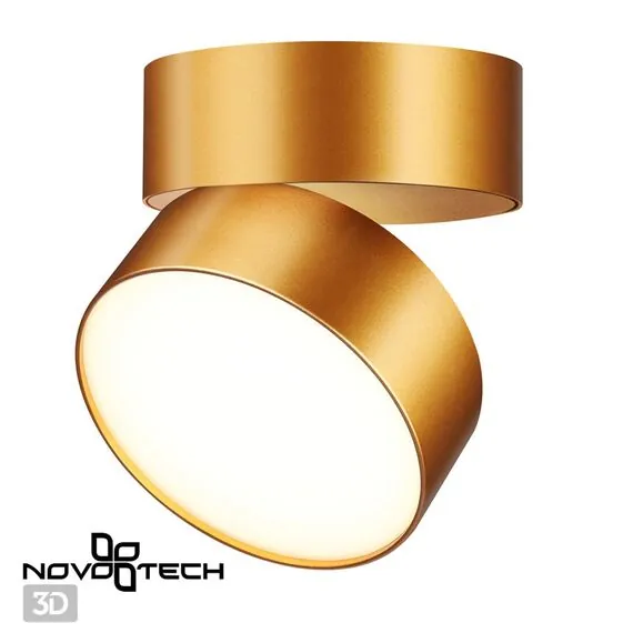 NOVOTECH 358751 OVER NT21 216 матовое золото Светильник накладной светодиодный IP20 LED 24W 4000K 2100Лм 100-265V PROMETA, изображение 5