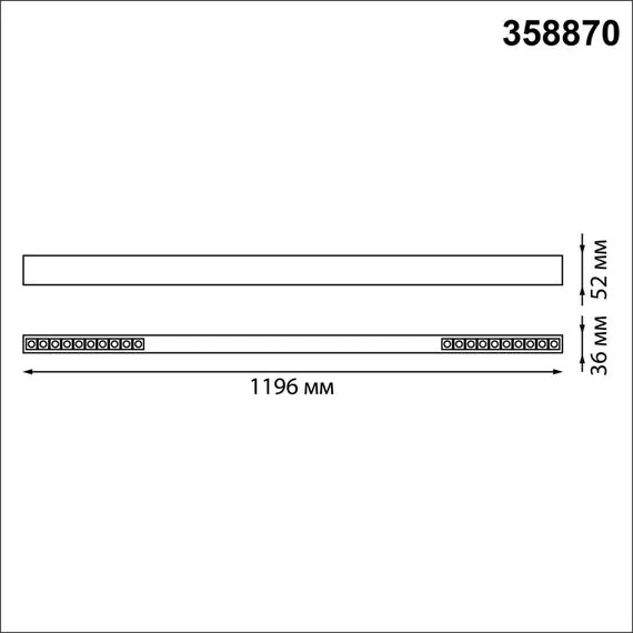 NOVOTECH 358870 OVER NT22 208 черный Светильник накладной/подвесной светодиодный (длина подвесов 1,2м) IP20 LED 4000K 40W 220V ITER, изображение 2
