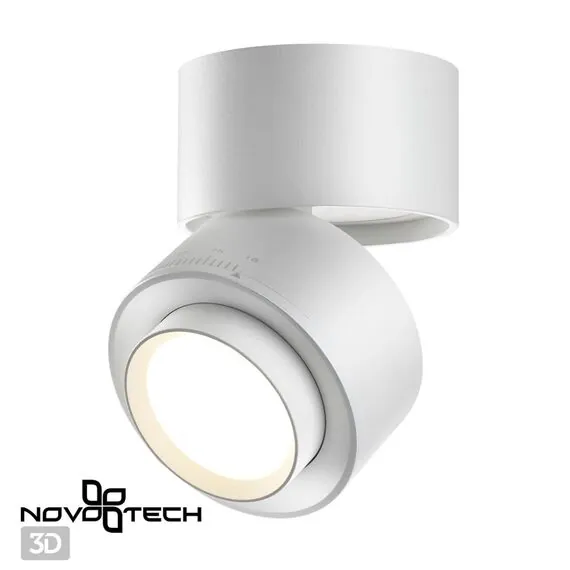 NOVOTECH 358947 OVER NT22 200 белый Светильник накладной светодиодный IP20 LED 4000К 18W 220V EDDY, изображение 5