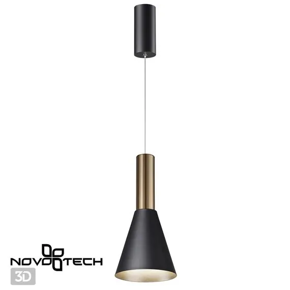 NOVOTECH 358983 OVER NT22 198 бронза светлая/черный Светильник светодиодный накладной, провод 2м IP20 LED 4000K 15W 220V ALBA, изображение 6