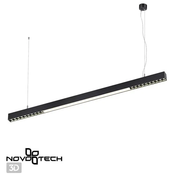 NOVOTECH 358870 OVER NT22 208 черный Светильник накладной/подвесной светодиодный (длина подвесов 1,2м) IP20 LED 4000K 40W 220V ITER, изображение 4