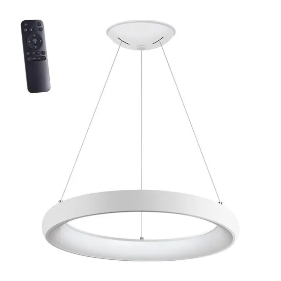 NOVOTECH 359032 OVER NT23 166 белый Светильник подвесной диммируемый, в комплекте пульт ДУ (2.4G) IP20 LED 3000К~6000К 60W 85-265V FOLD