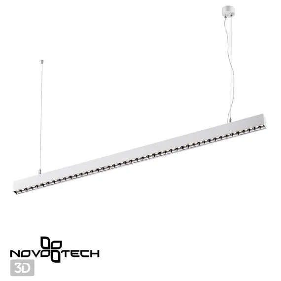 NOVOTECH 358873 OVER NT22 209 белый Светильник накладной/подвесной светодиодный (длина подвесов 1,2м) IP20 LED 4000K 40W 220V ITER, изображение 4