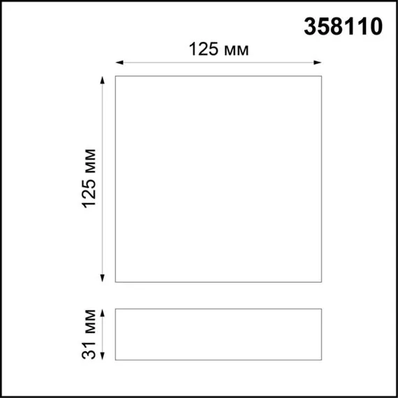 NOVOTECH 358110 OVER NT19 238 белый Накладной светильник IP20 LED 4000K 10W 85-265V ORNATE, изображение 2
