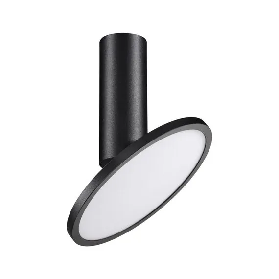 NOVOTECH 358346 OVER NT20 224 черный Светильник накладной IP20 LED 4000K 18W 85-265V HAT