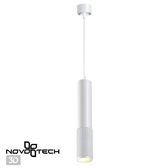 NOVOTECH 358511 OVER NT21 229 белый Светильник накладной светодиодный, провод 2м IP20 LED 4000K 12W 220V MAIS LED, изображение 4