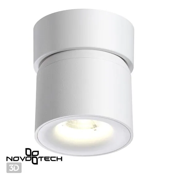 NOVOTECH 358808 OVER NT21 218 белый Светильник накладной светодиодный IP20 LED 10W 850Лм 4000K 220V GESSO, изображение 7