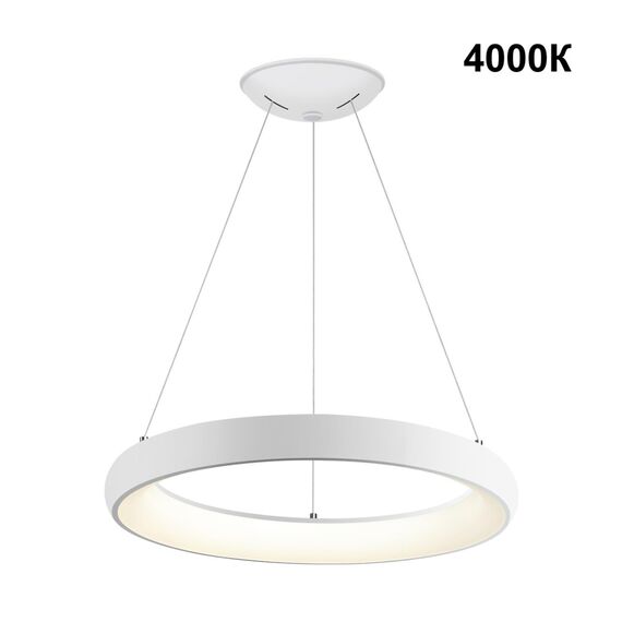 NOVOTECH 359032 OVER NT23 166 белый Светильник подвесной диммируемый, в комплекте пульт ДУ (2.4G) IP20 LED 3000К~6000К 60W 85-265V FOLD, изображение 5