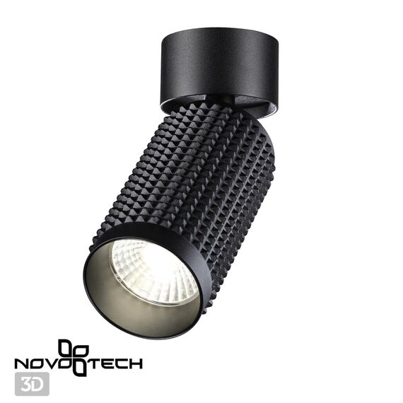 NOVOTECH 358507 OVER NT21 229 черный Светильник накладной светодиодный IP20 LED 4000K 12W 220V MAIS LED, изображение 4