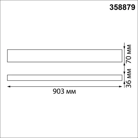 NOVOTECH 358879 OVER NT22 211 белый Светильник подвесной светодиодный (длина подвесов 1,2м) IP20 LED 4000K 30W вниз + 12W вверх 220V ITER, изображение 2