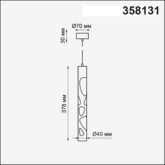 NOVOTECH 358131 OVER NT19 226 белый Накладной светильник, длина провода 1м IP20 LED 4000K 20W 160 - 265V ARTE, изображение 2