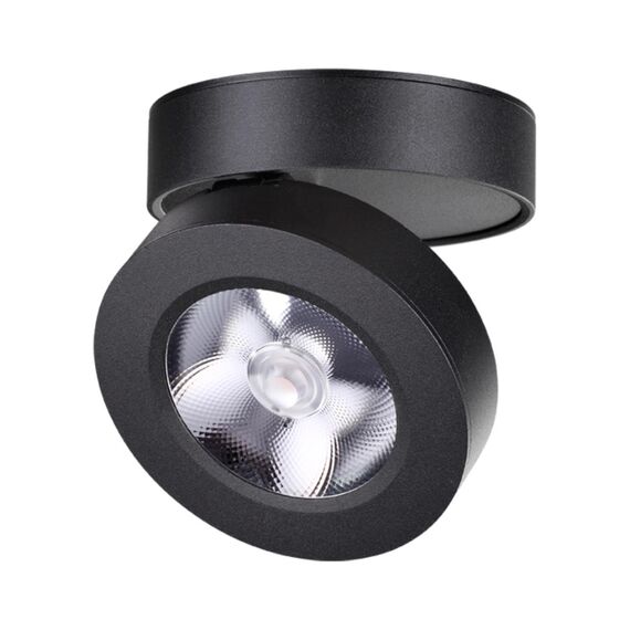 NOVOTECH 357985 OVER NT19 223 черный Накладной светильник IP20 LED 3000К 12W 220V GRODA
